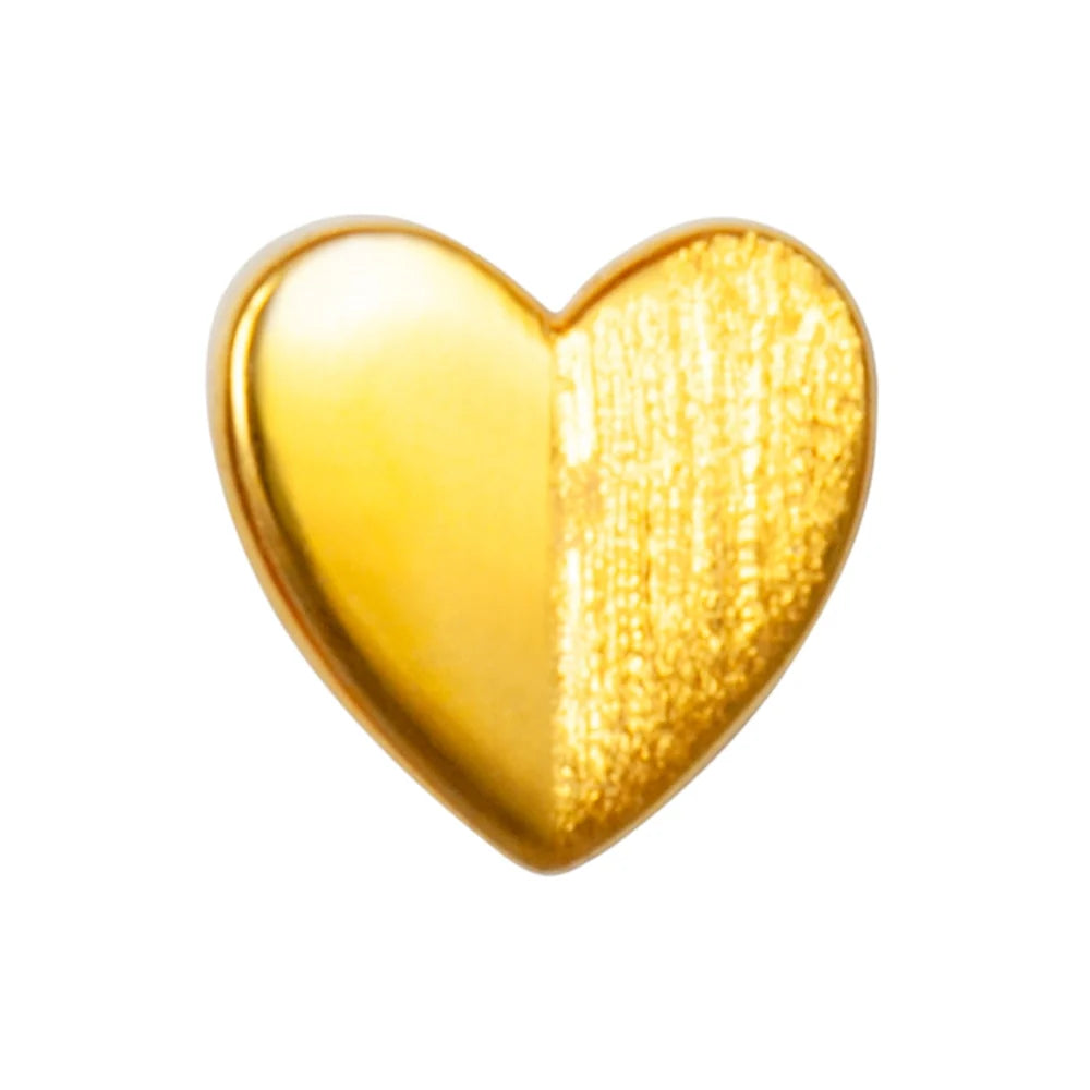 Heart Wings - 1 Pcs - Gold plated