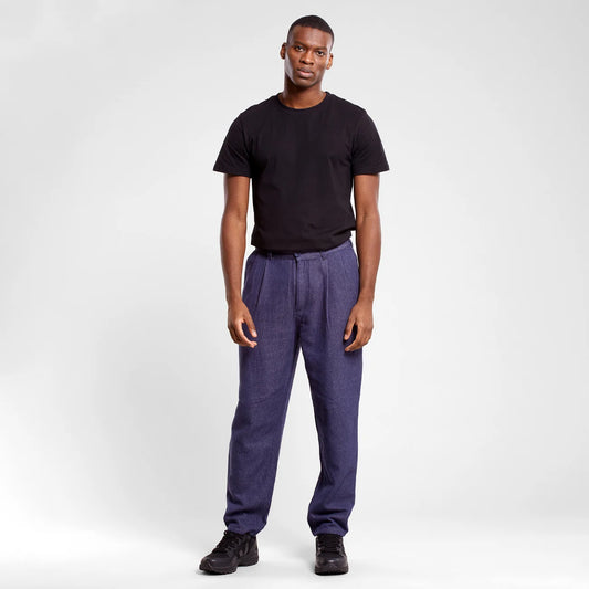 Pants Sollentuna Hemp - Navy