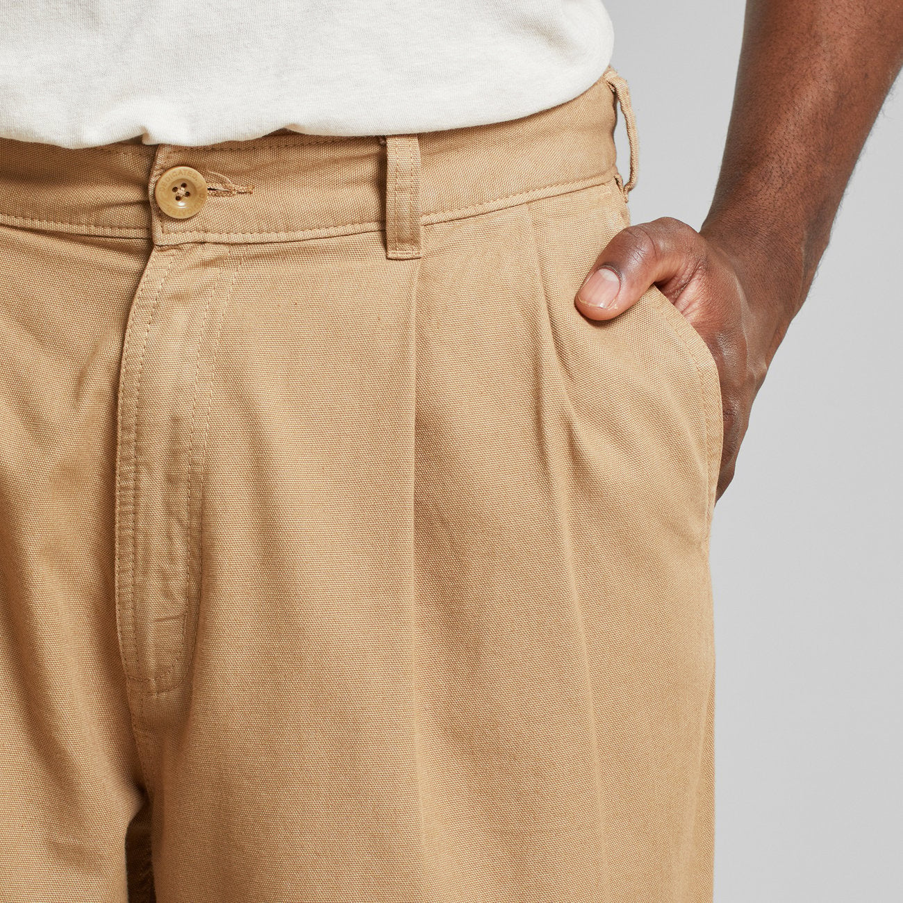 Pants Vallen Canvas Kelp Beige