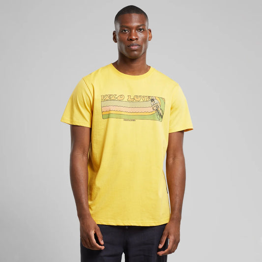 T-shirt Stockholm Retro velo love misted yellow