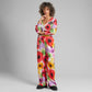 Wrap Jumpsuit Farsta Abstract Floral Multi color