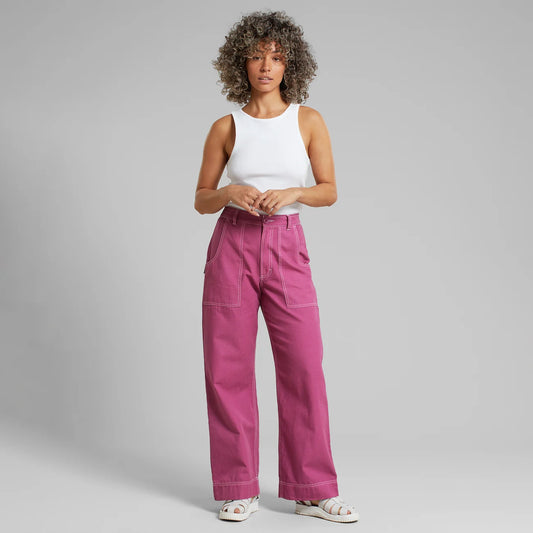 Workwear Pants Vara Canvas Violet Purple