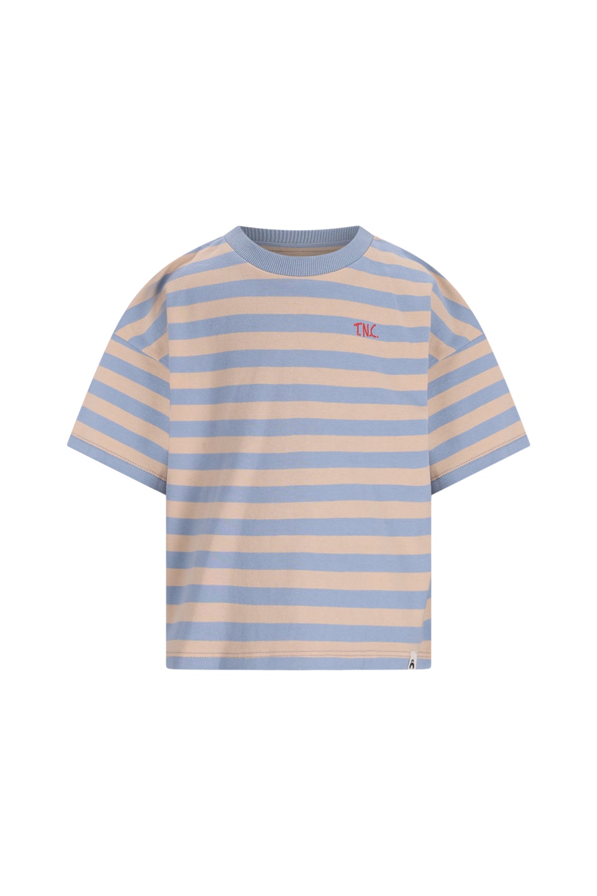 T-shirt Bo Blue stripes beige