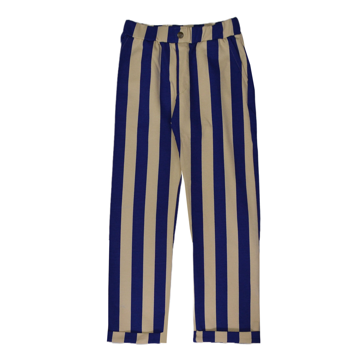 Ginger Pants - 2Fleece Lycra Unbrushed - Vertical Stripe