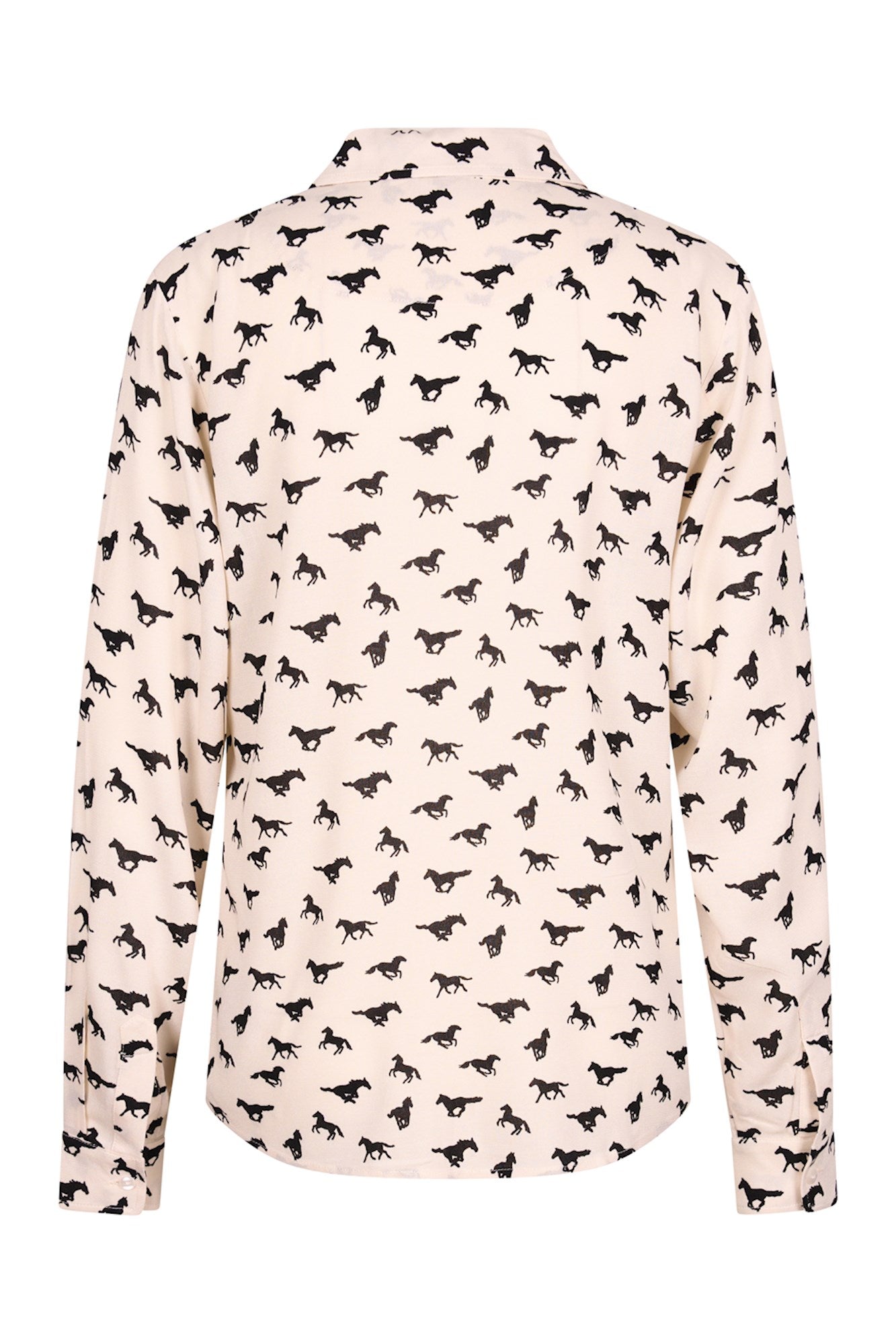 Blouse Basic - Horses Beige