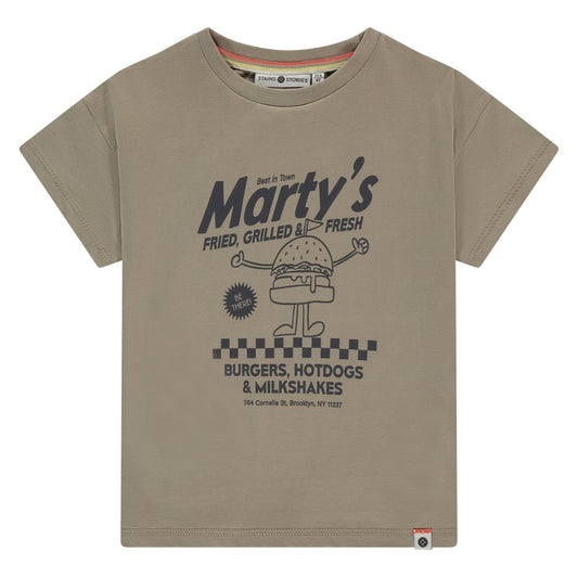 T-shirt short sleeve sand