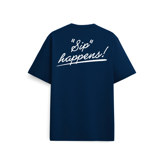 Sip Happens T-Shirt - Navy