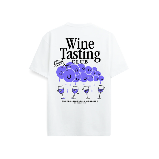 Wine Tasting T-Shirt - White