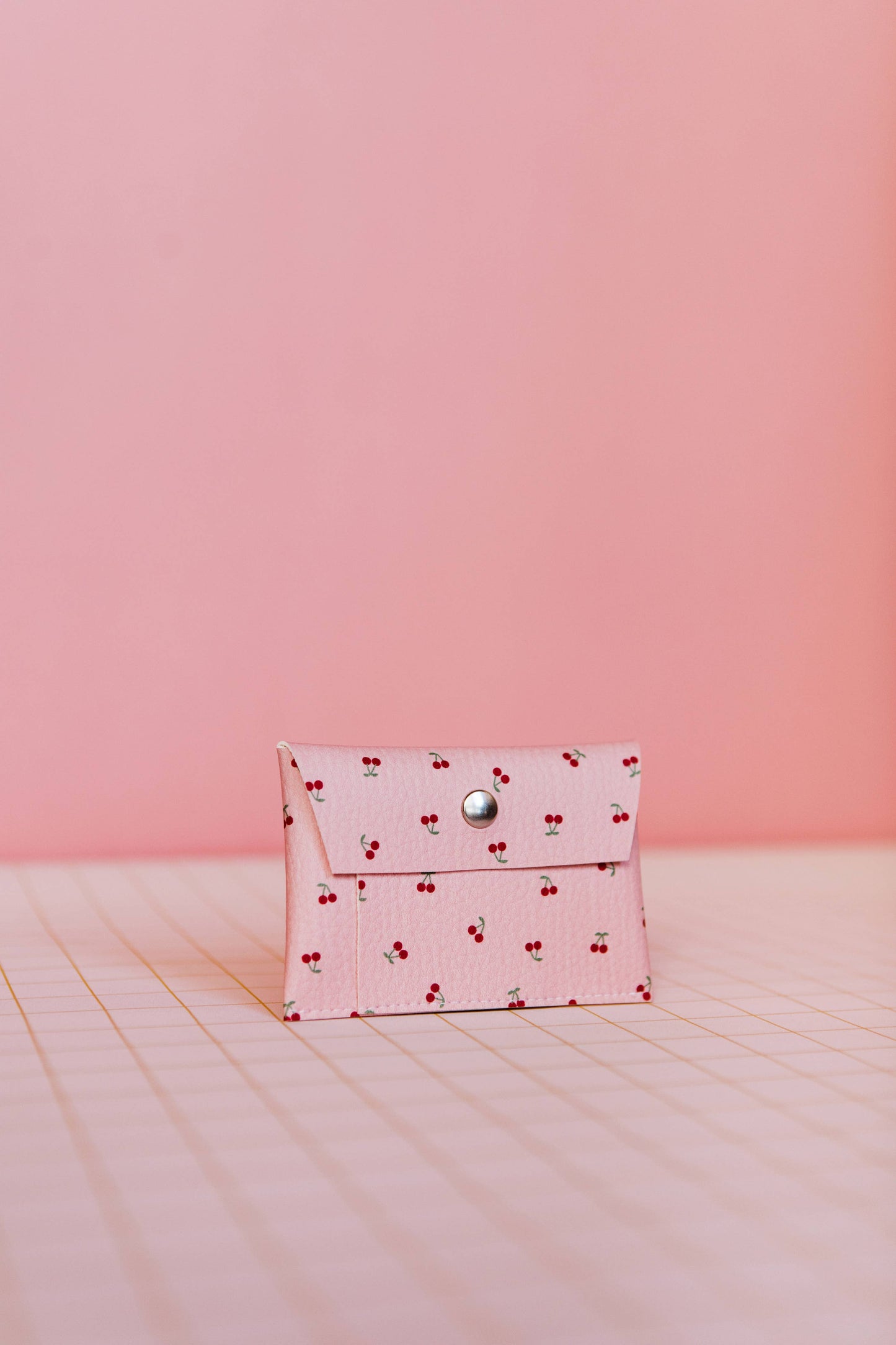 Card Wallet Cerezas Pink