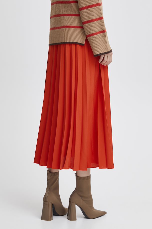 Bydeson Skirt - Aurora Red