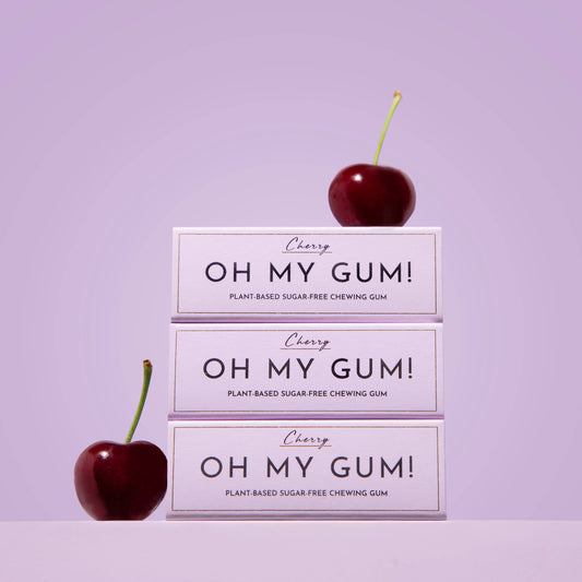 OH MY GUM! - CHERRY CHEWING GUM