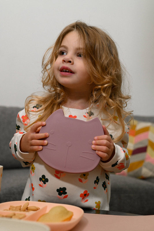 Pippa the Cat Lunchbox Mauve