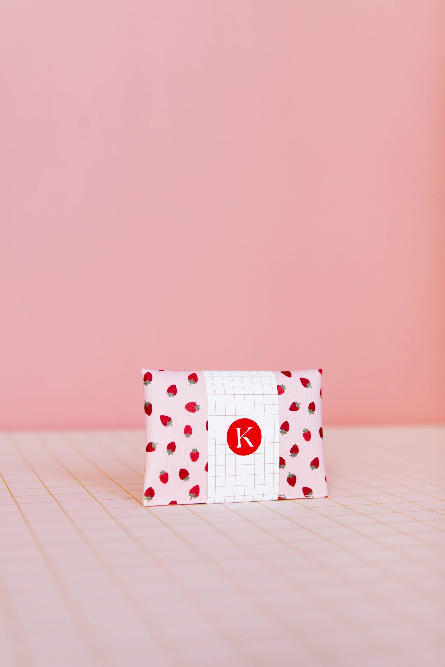 Card Wallet Fresas Pink