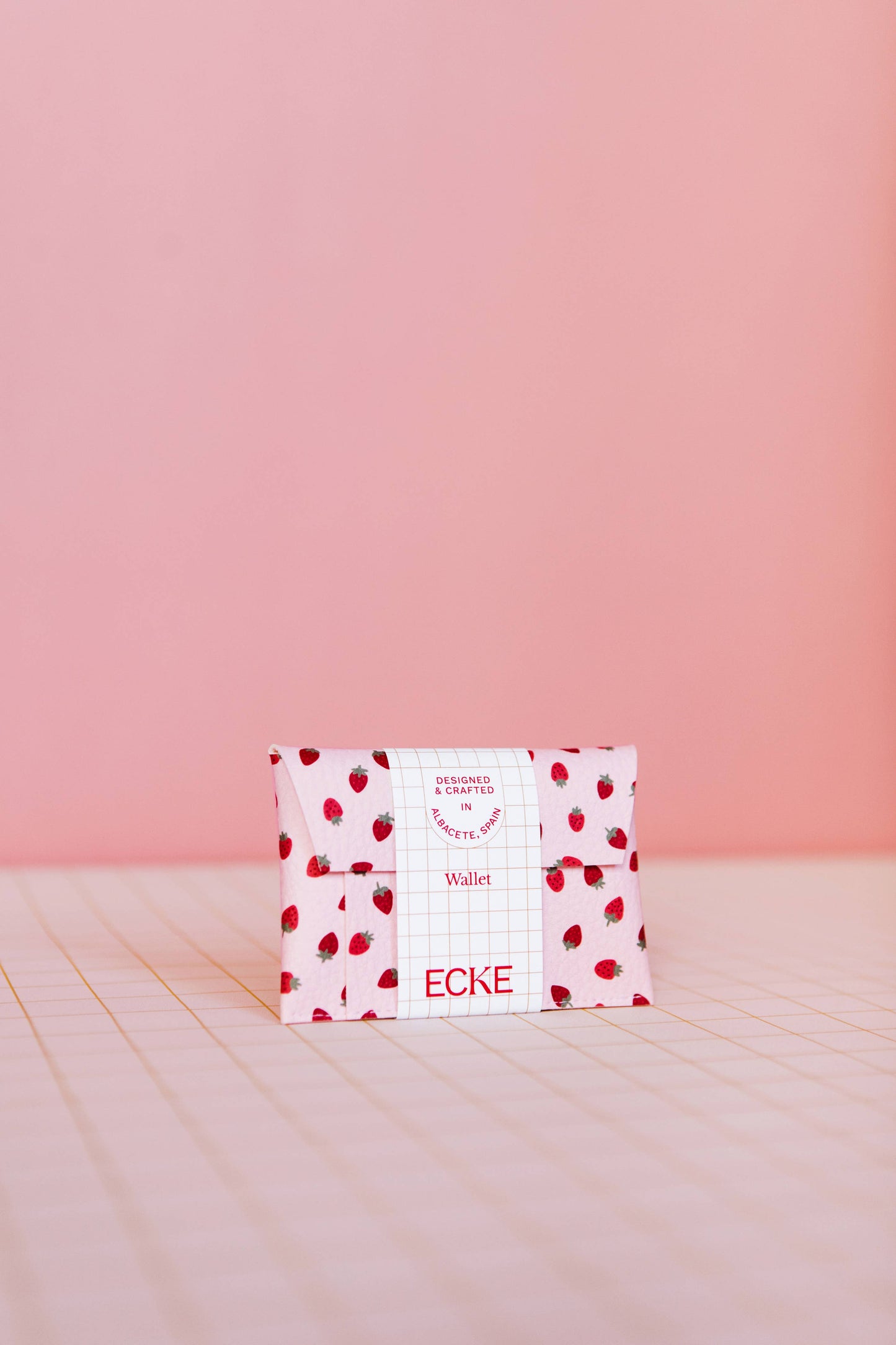 Card Wallet Fresas Pink