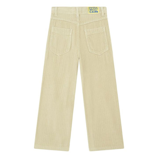 Velvet Organic Cotton Trousers - Cream