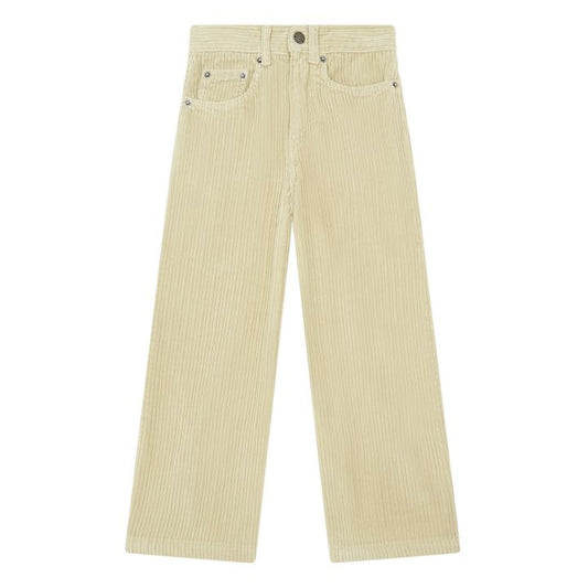 Velvet Organic Cotton Trousers - Cream