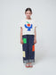 B.C Color Block patch denim pants