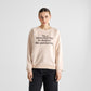 Sweatshirt Ystad beautiful day Oat white