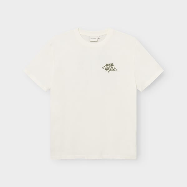 T-shirt Stockholm Camp crew off-white