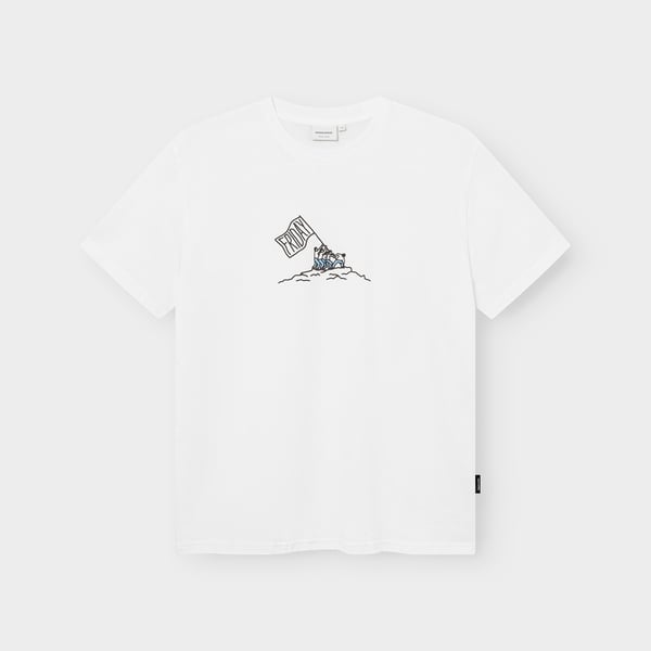 T-shirt Stockholm Friday celebration white