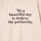Sweatshirt Ystad beautiful day Oat white