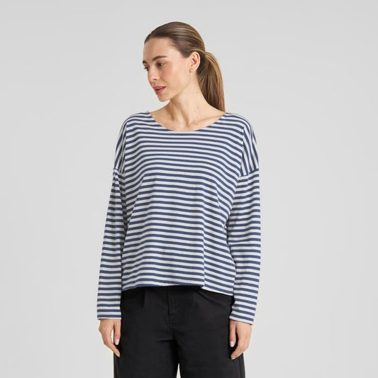 Top Humledal - Stripes Insignia Blue Gots