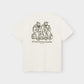 T-shirt Stockholm Camp crew off-white