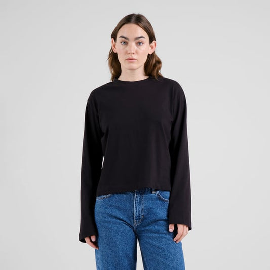 T-shirt long sleeve Vreta black