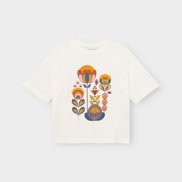 T-shirt Vadstena  Autumn harvest off-white whisper
