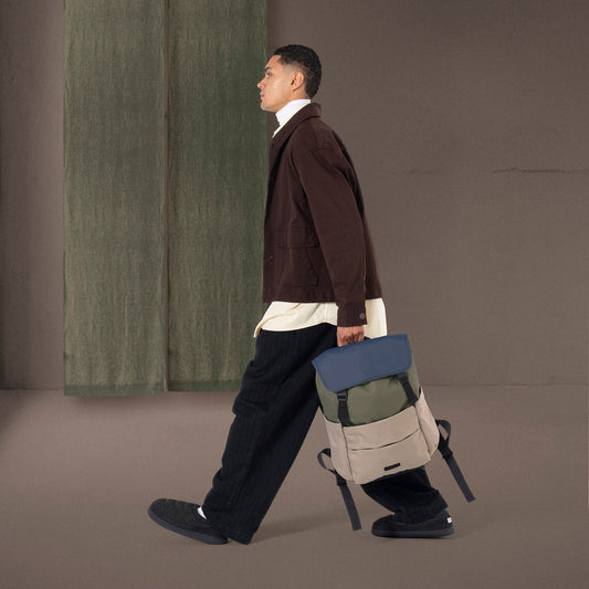 Stellan medium bag - Original - Dark navy Dark sand