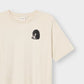 T-shirt Vadstena  - Curious Cat Oat White