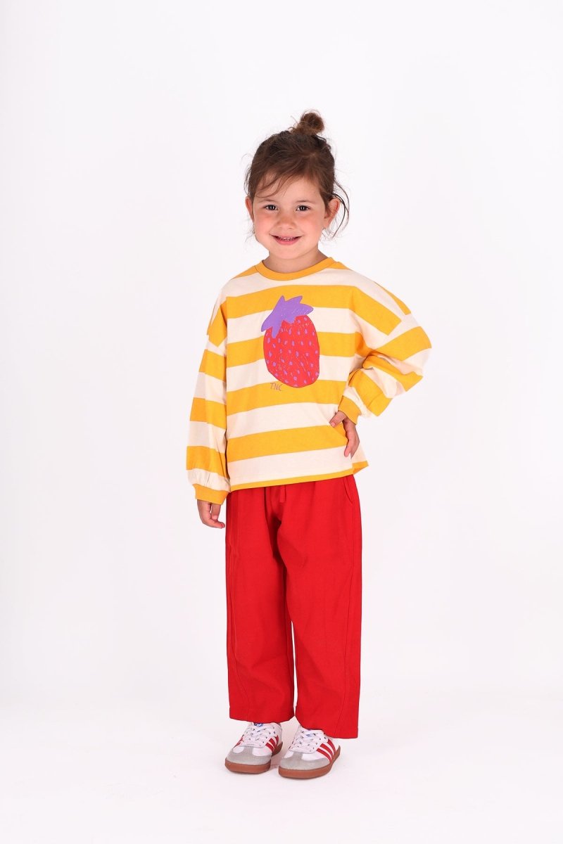 Mattie longsleeve golden glow stripes