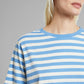T-shirt Vadstena  - Stripes Della blue