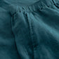 Pants Borrby Linen Mediterranea Green