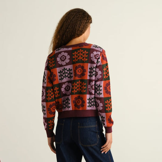 Sweater Arendal - Nature Check Multi Color