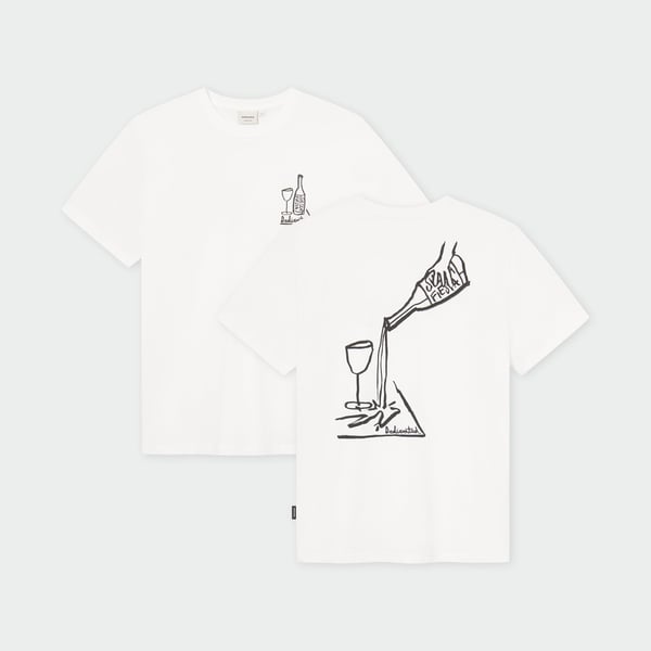 T-shirt Stockholm Pour Some White GOTS
