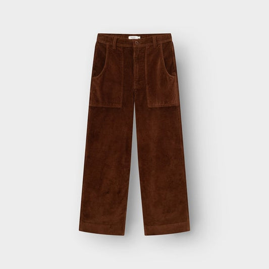 Workwear Pants - Vara Corduroy - Cappuccino Brown