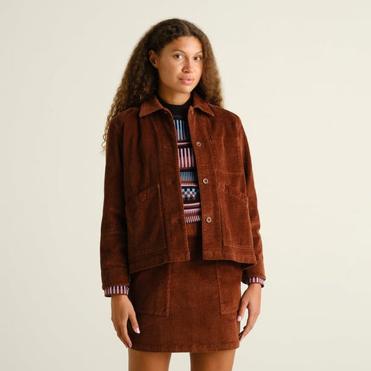 Jacket Stiby - Corduroy - Cappuccino Brown