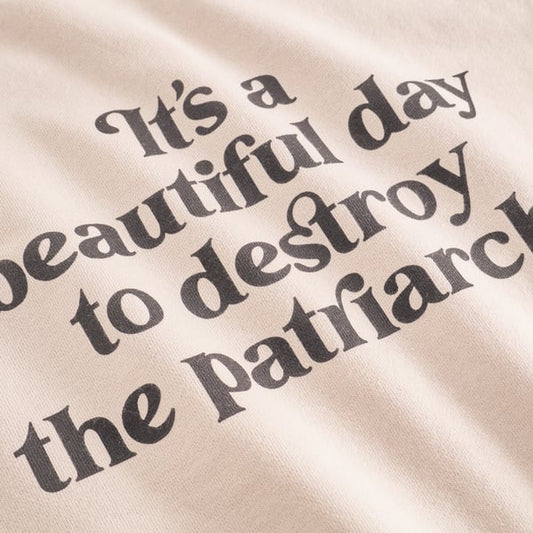 Sweatshirt Ystad beautiful day Oat white