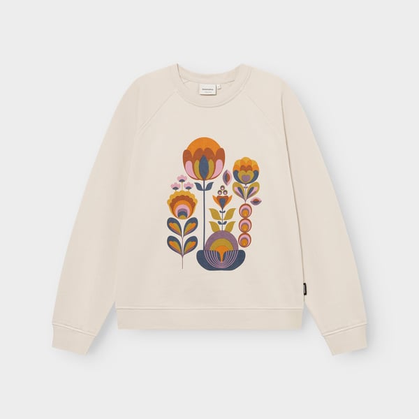 Sweatshirt Ystad Autumn harvest oat white rainy day