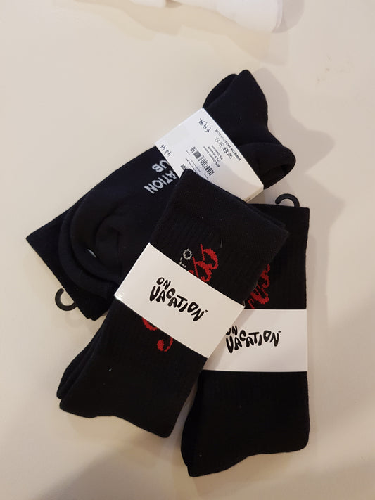 Zero Stress Tennis Socks - Black