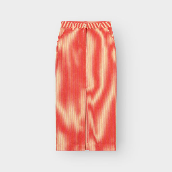 Skirt Finsta Work Stripe Grenadine Red