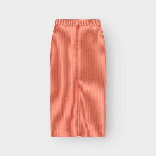 Skirt Finsta Work Stripe Grenadine Red