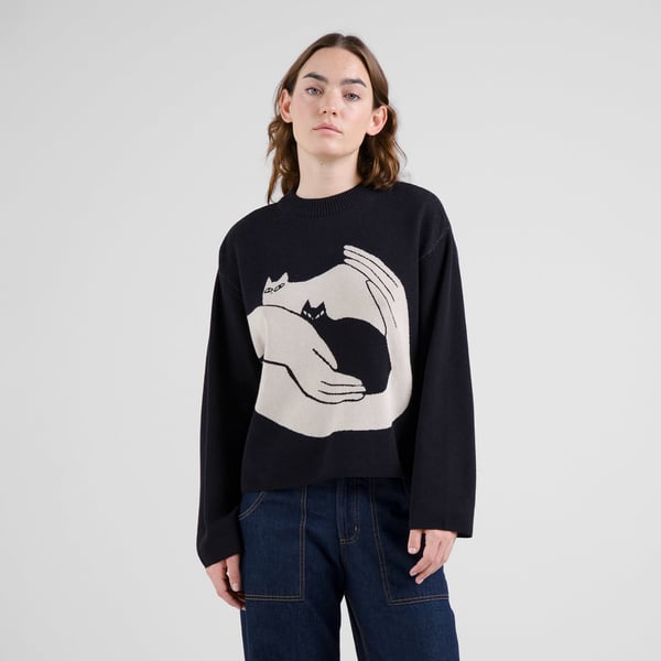 Sweater Limhamn - Kittens - Black