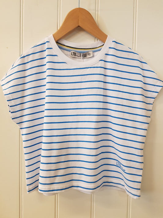 OUTLET - T-Shirt - Streep Blauw