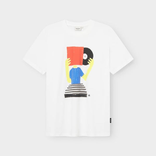 T-shirt Stockholm Diggin White GOTS