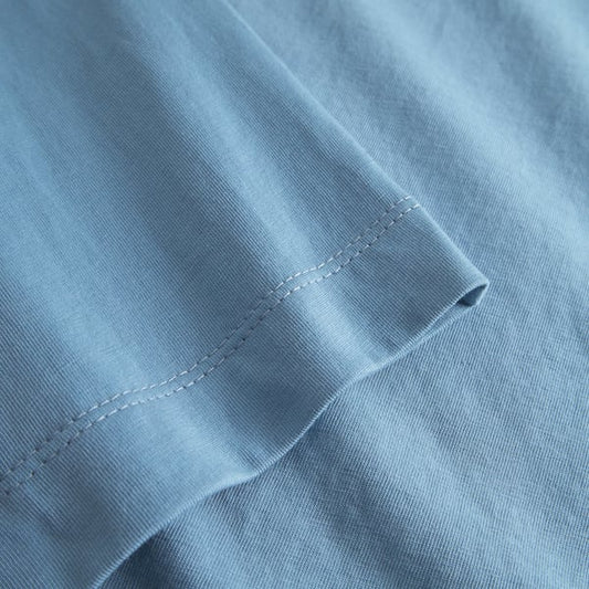 T-shirt Vadstena Base Niagara Blue GOTS