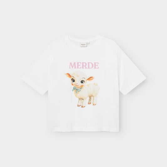 T-shirt Vadstena Lamb white