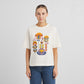 T-shirt Vadstena  Autumn harvest off-white whisper