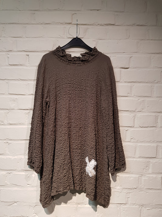 OUTLET - Dress - Debby - Popcorn - Army